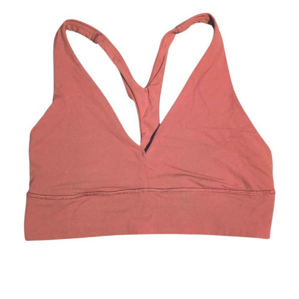 Athleta Sports Bra Light Support Workout Fitness Bra Top Rose‎ Pink Size S
